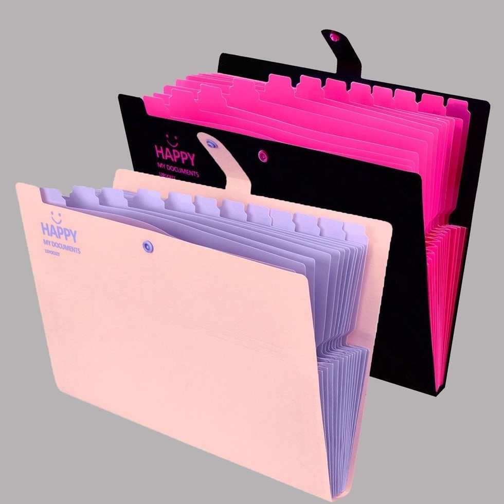 

KODE B5F7 Map Dokumen A4 Map Kancing Warna Pastel Waterproof Clear Holder File Plastik Data Bag Folder File Lucu Document Bag Organizer Perlengkapan Sekolah