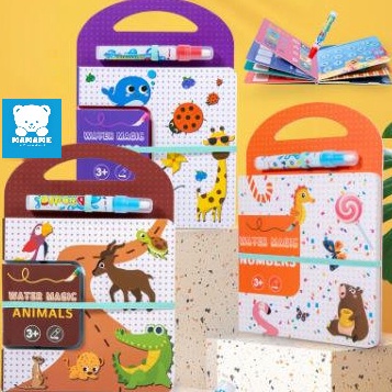 

KODE G1M3 MAMAME Magic Water Painting Book Water Magic Book Buku Aktivitas Mengambar Anak Dengan Air Dan Bisa Di Reusable