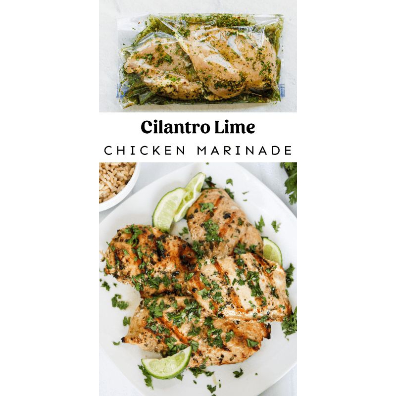 

cilantro lime chicken marinade ayam marinasi frozen food meal prep lauk siap masak makanan sehat