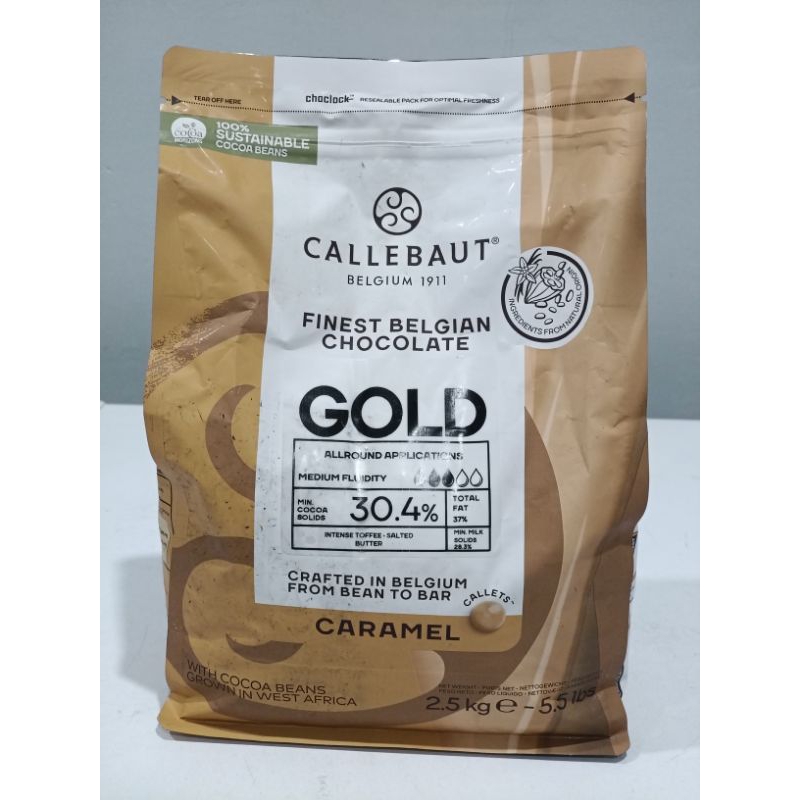

Callebaut Gold Caramel 30,4% Repack 100gr