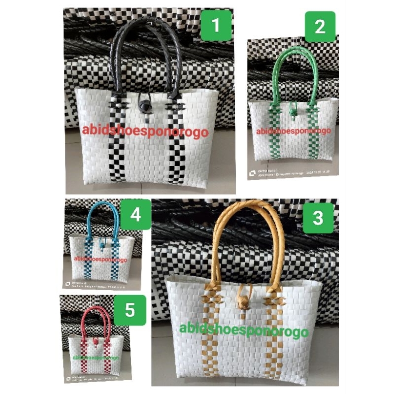 

Souvenir bayi tas anyaman plastik | souvenir hajatan | sofenir murah | tas anyaman grosir murah