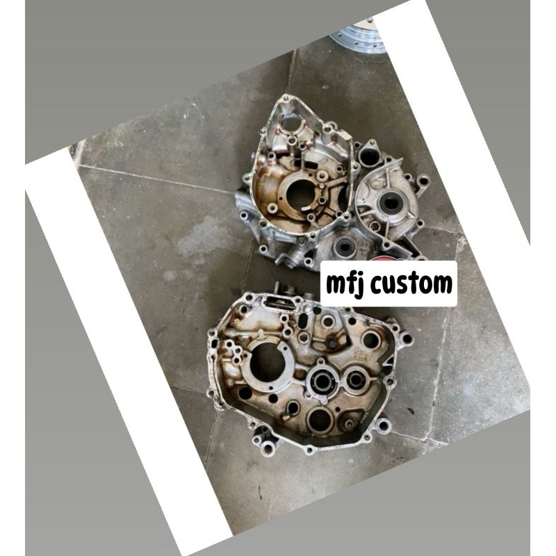 Block blok kalter crankcase krengkes mesin tengah kanan kiri supra x 125 fi kode kyz original copota