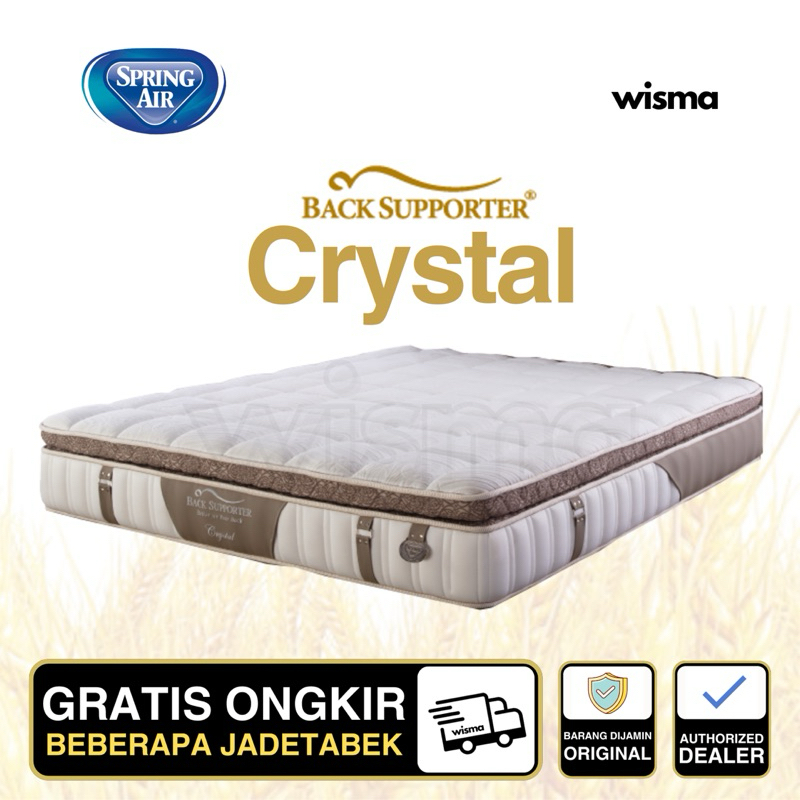 Kasur Springbed Spring Air Crystal Back Supporter [Kasur Saja]