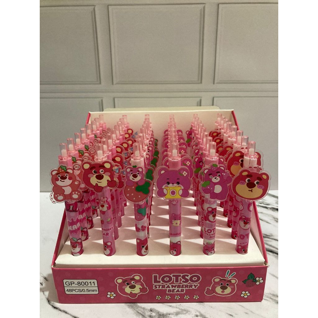 

Pen Pulpen Lotso Cetek Akrilik Pen Gel Bolpen Gel 0,5mm Pulpen Karakter Lucu Souvernir Anak