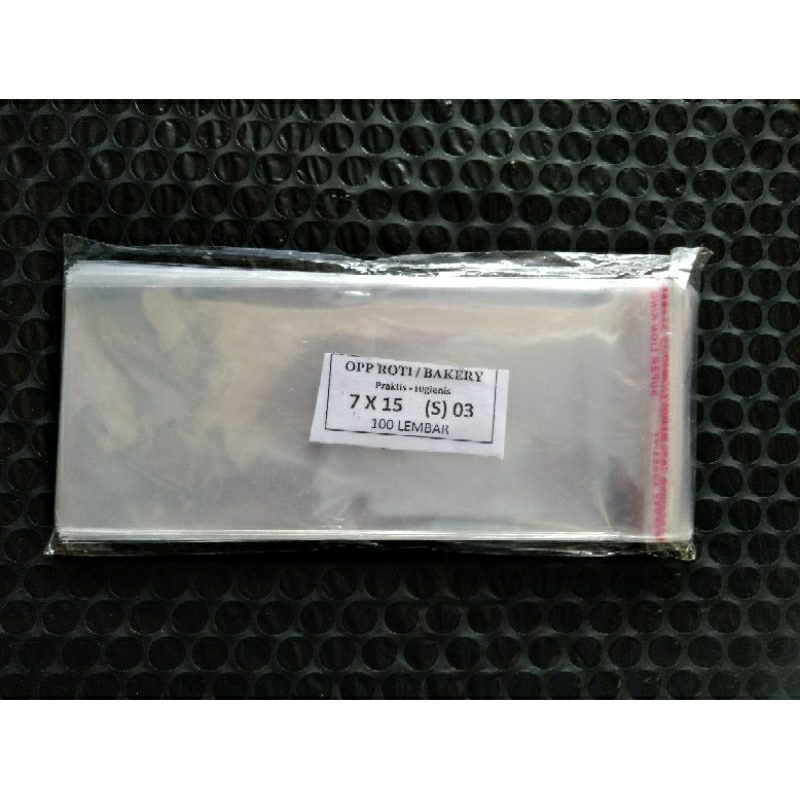 

plastik opp 7x15 100lembar murah meriah