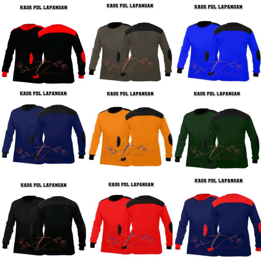 GROSIR KAOS LAPANGAN/BAJU SATPAM POLOS/KAOS PDL POLOS
