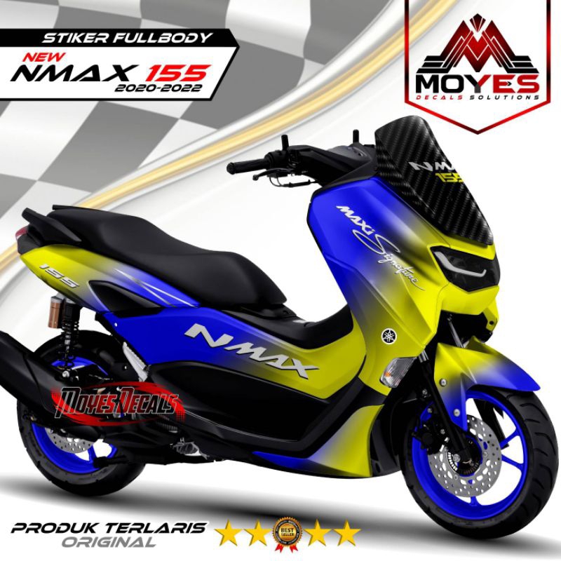 DECAL NEW NMAX 155 Stiker FULL BODY // VARIASI BUNGLON 2 WARNA 2020 2021 2022