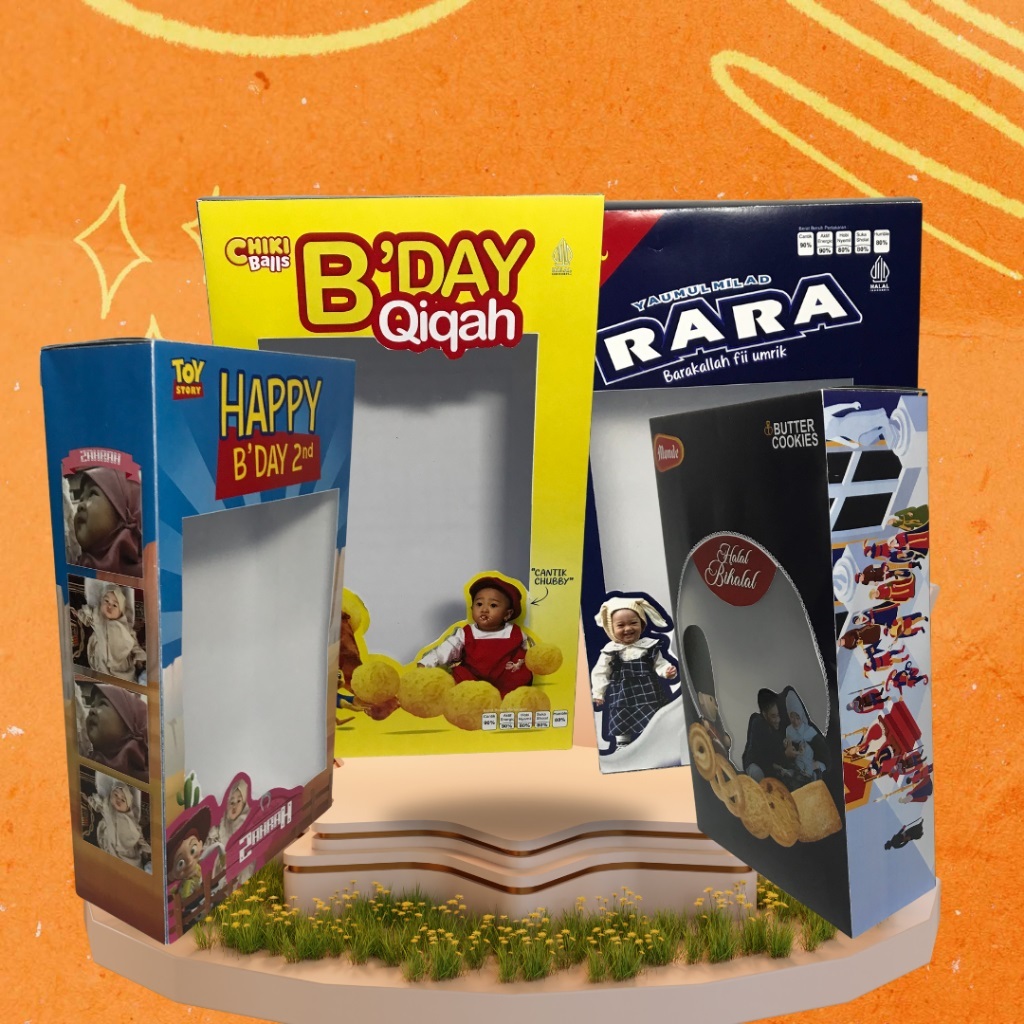 

Kotak Kado Bentuk Oreo, chikibal, monde Toys Story Viral Box Hampers