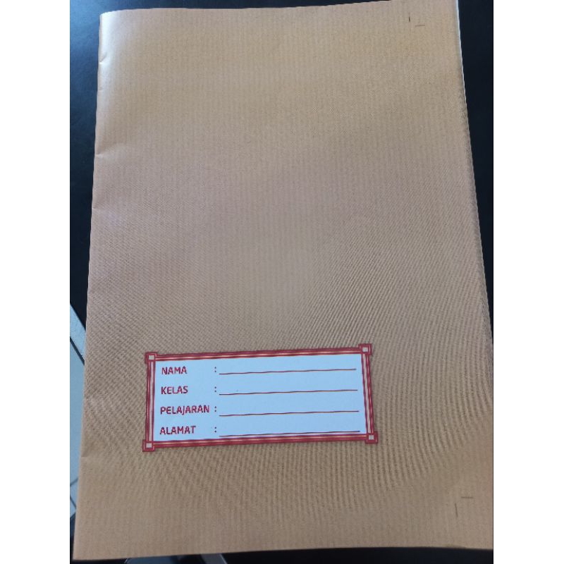 

Sampul Buku Jadi Warna Coklat / Pack