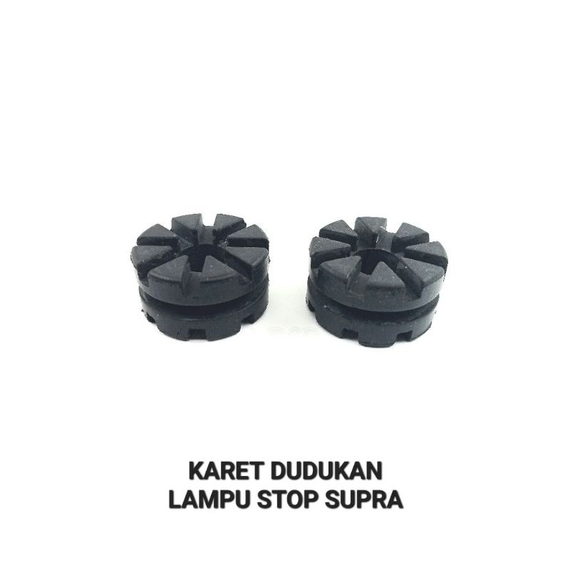 Karet Dudukan / Pangkon Lampu Stop Belakang - SUPRA / KARISMA / SUPRA X 125 (Harga set isi 2)