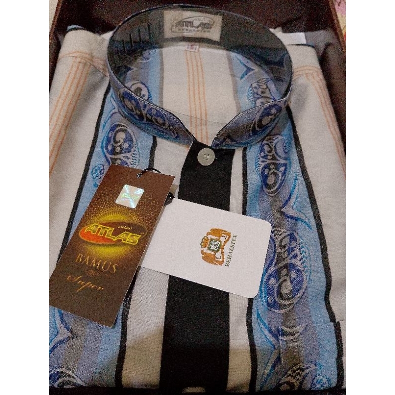 Baju Muslim Baju Koko Atlas Bamus Super