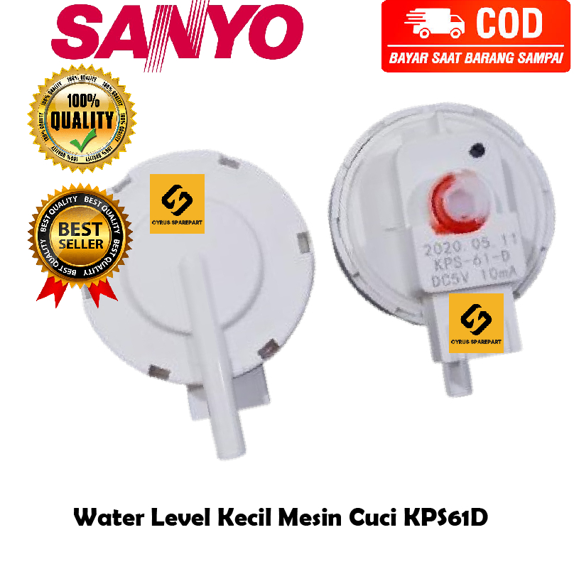 Water Level Kecil Model SANYO Otomatis Sensor Air Mesin Cuci KPS61D