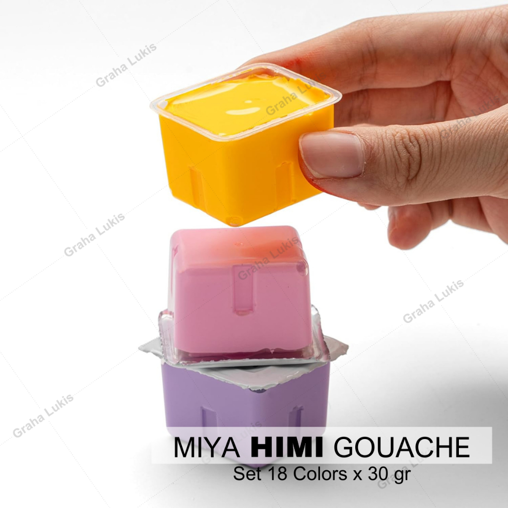 

MIYA HIMI Gouache Set 18 Warna 30ml Elegan