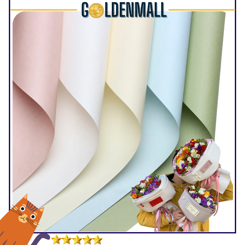 Flower Wrapping Paper Polos Kertas Buket Pembungkus Bunga 6325