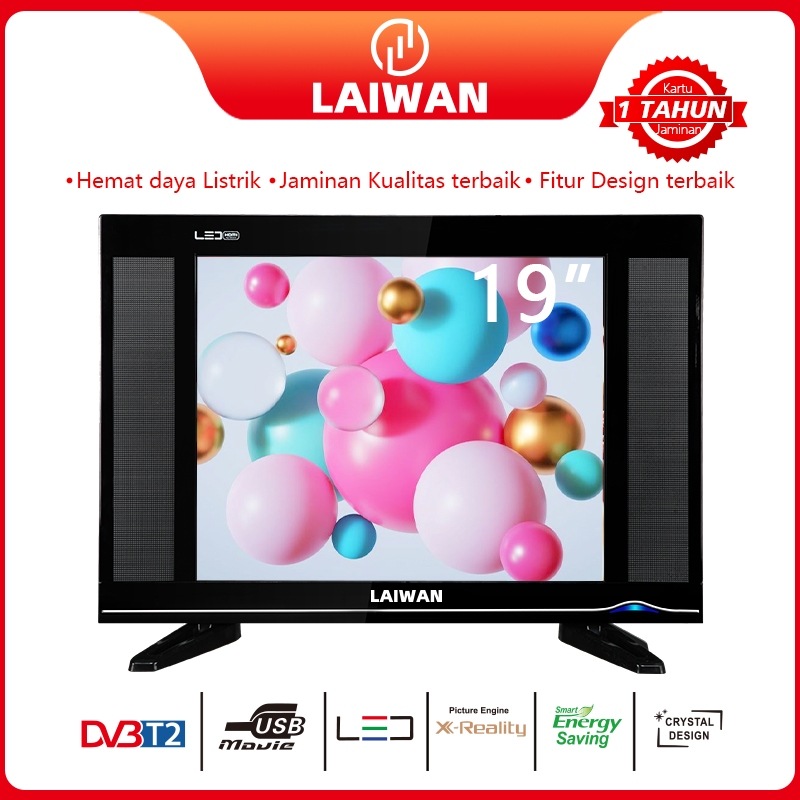LAIWAN TV LED 21 inch 19 inch HD tv digital Televisi  Garansi 1 Tahun