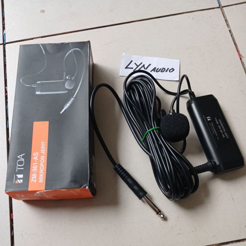 MIC CLIPON TOA ZM-361-AS ORIGINAL ZM361AS ZM 361 AS