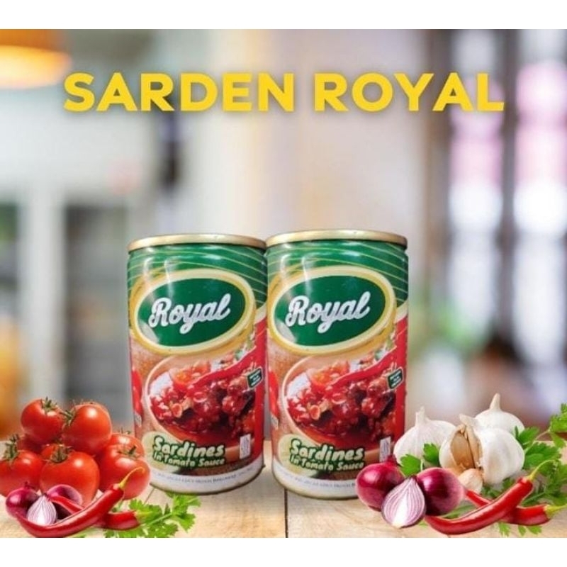 

Sarden Royal 155 gram, Sardines in Tomato Sauce