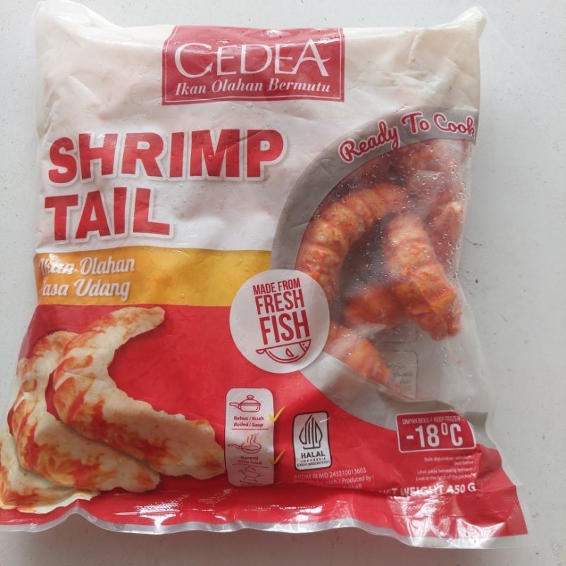 

Cedea Shrimp Tail 450 Gr Olahan Ikan Bentuk Ekor Udang
