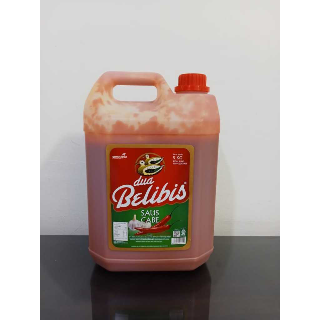 

Sambal Saus Cabe Dua Belibis Jerigen Dirigen 5 kg