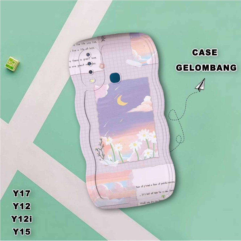 Case Hp - Gelombang Vivo Y17- Vivo Y12 - Vivo y12i - Vivo Y15 -  Casing Hp Gelombang Vivo Y17- Vivo 