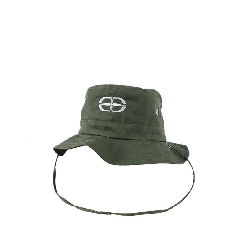 TOPI RIMBA TOPI LAPANGAN COTREK X2 BISA BOLAK BALIK HIJAU HITAM