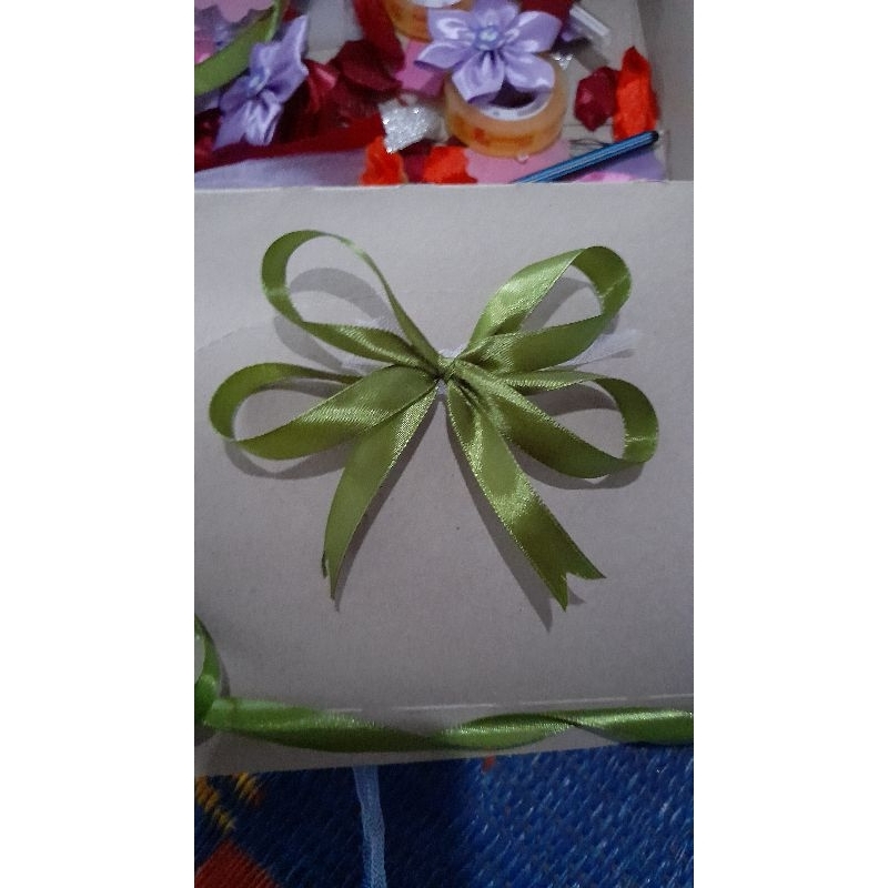 

Ready stock pita satin/pita hampers/souvenir/hantaran/kado/buket (Minimal 12pcs)