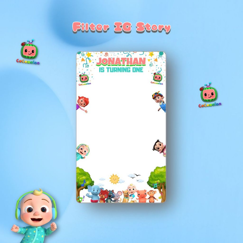 Filter Tiktok Ulang Tahun Anak Cocomelon
