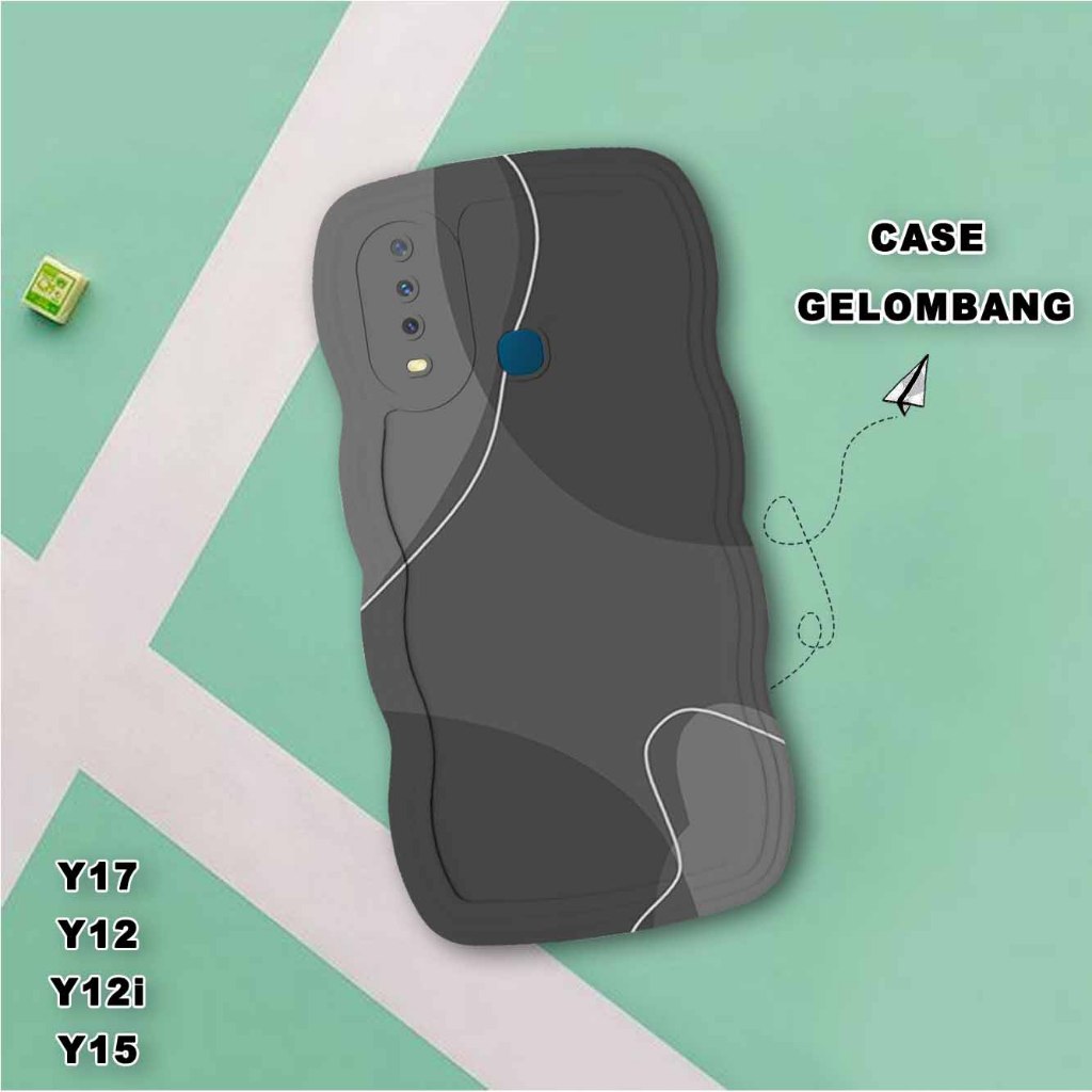 Case Hp - Gelombang Vivo Y17- Vivo Y12 - Vivo y12i - Vivo Y15 -  Casing Hp Gelombang Vivo Y17- Vivo 
