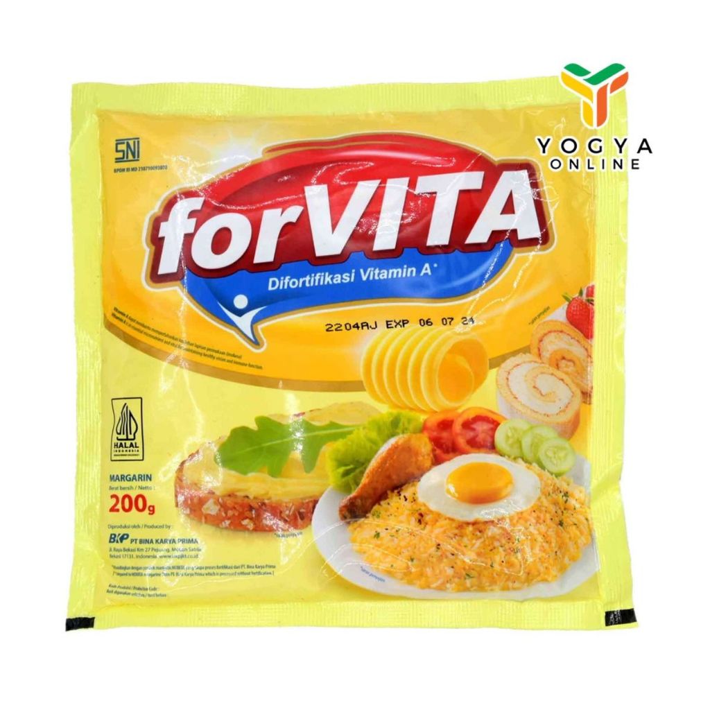 

Forvita Margarine Mentega 200 Gr