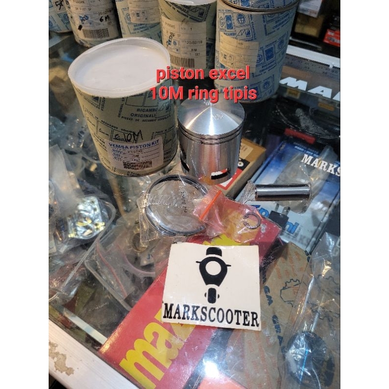 piston seher vespa excel ukuran 10M Vemsa