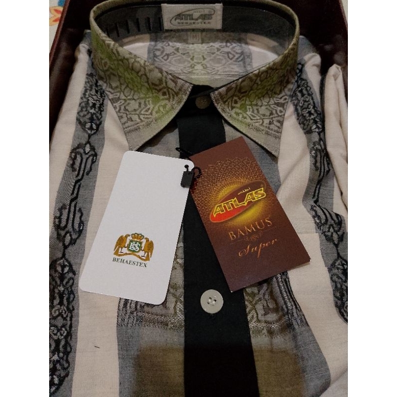 Baju Muslim Baju Koko Atlas Bamus Super