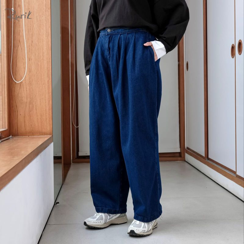 

toshiro pants dark blue by rurik