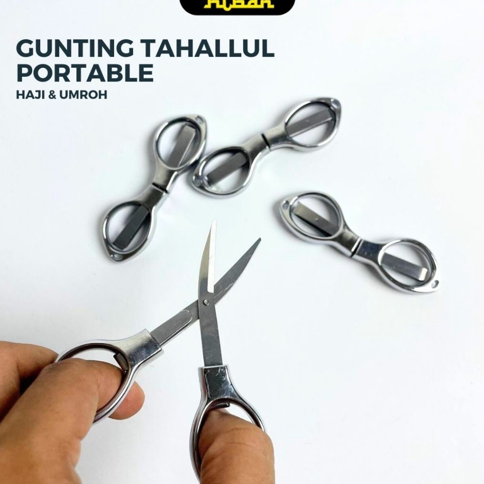 

Hemat Keras Gunting Stainless Portable Perlengkapan haji dan Umroh Hiban Store