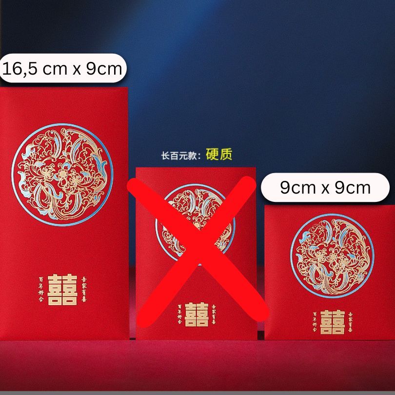 

[ONESTOPWEDDING] Angpao pernikahan, Angpao sangjit, Angpao Wedding, Angpao Chinese wedding, Amplop Merah ( 1 pack isi 10 )