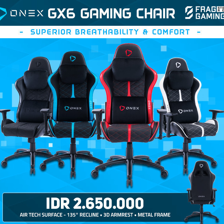 ONEX GX6/ GX 6 / GX-6 Premium Quality Kursi Gaming Chair