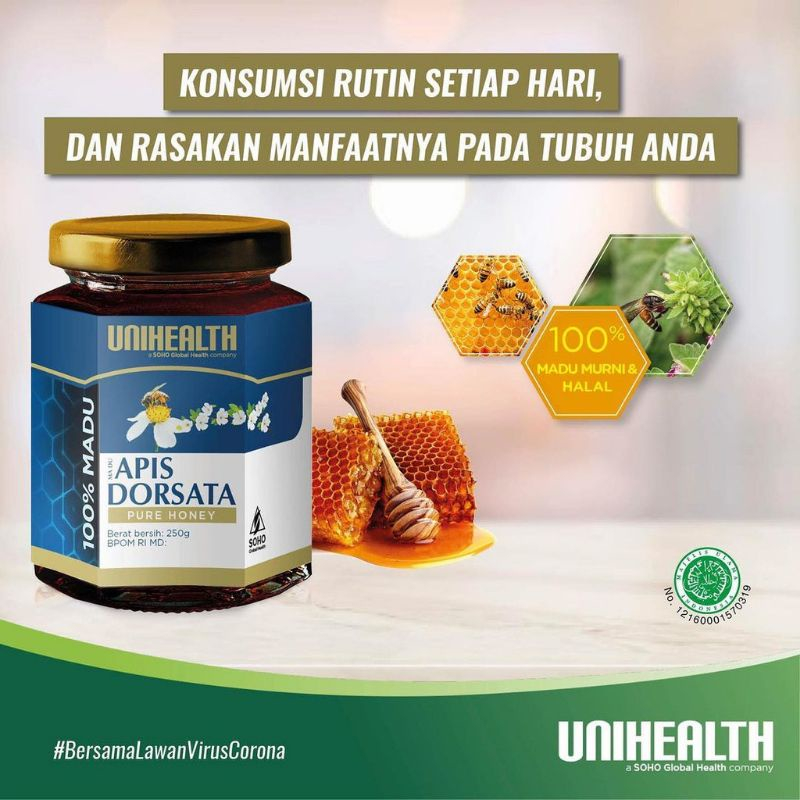 

MADU APIS DORSATA UNIHEALTH ( Madu lebah liar hutan kalimantan &)
