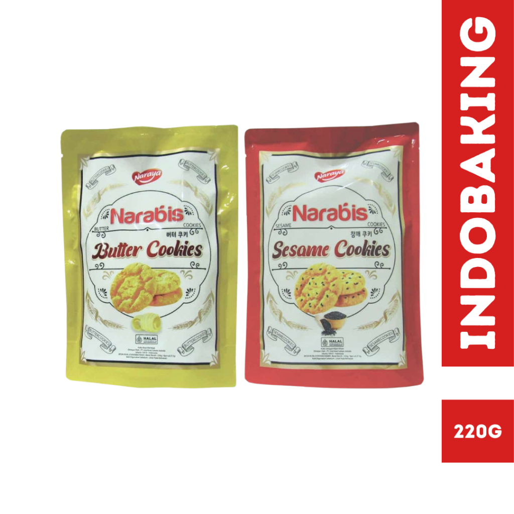 

Naraya NARABIS Butter Sesame Cookies 220g