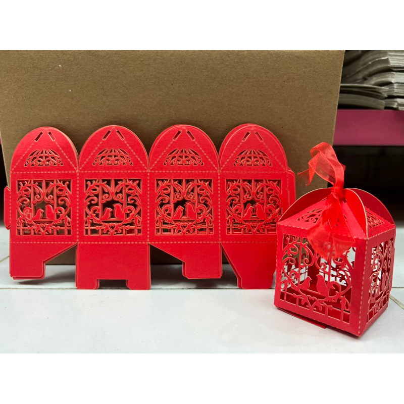 

Kotak Souvenir Sangjit / Kotak Permen Laser Cutting / Dus Souvenir Wedding / Candy Box