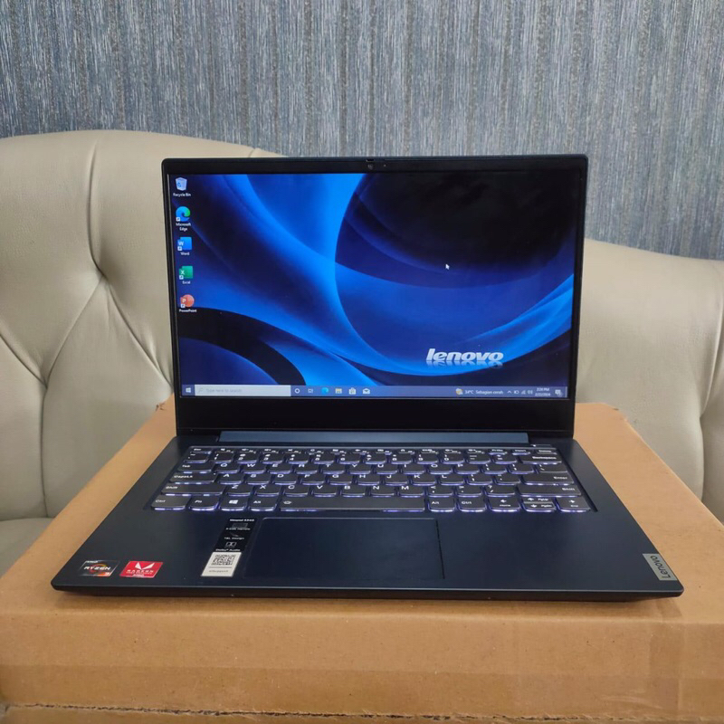 Laptop Lenovo Ideapad S340-14, Amd Ryzen 3 - 3200U, Ram 8 / 256Gb, SLIM, Gaming Editing Ngebut, Leng