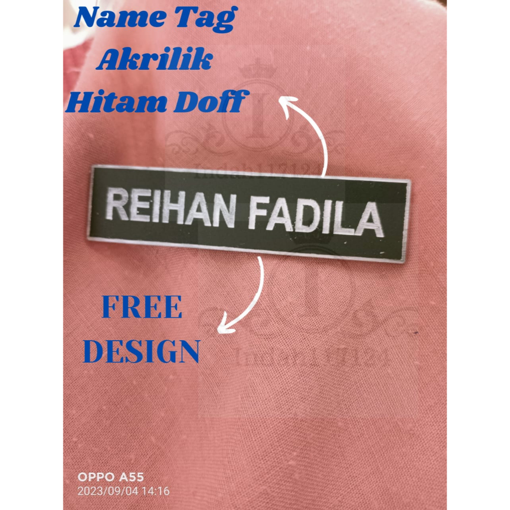 

NAME TAG AKRILIK MURAH