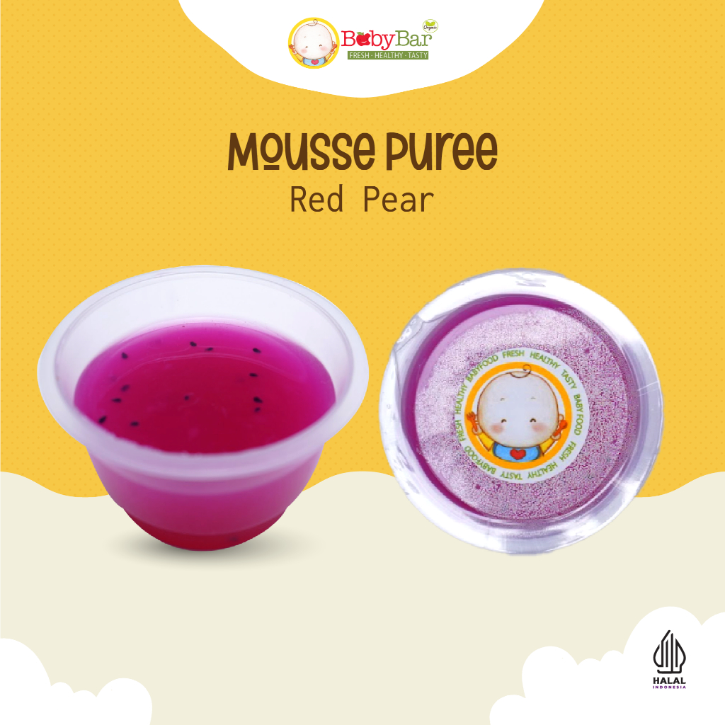 

BABYBAR MPASI Fruit Mousse / Mousee Buah Gluten Free / Puding Buah