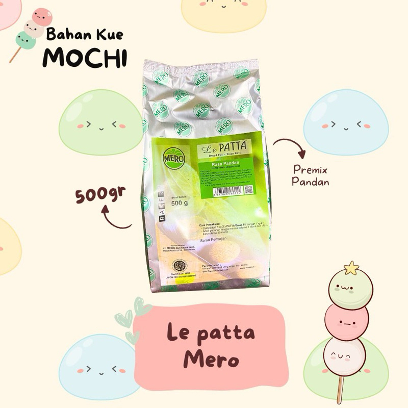 

Le Patta Mero Bread Fill / Isian Roti Instan / Le Patta Bread Fill / Le Patta Pandan 500gr