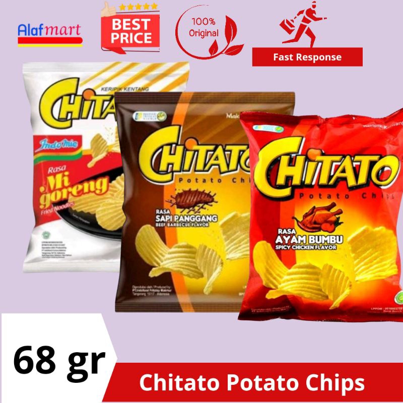 

Chitato Potato Chips varian rasa 68gr