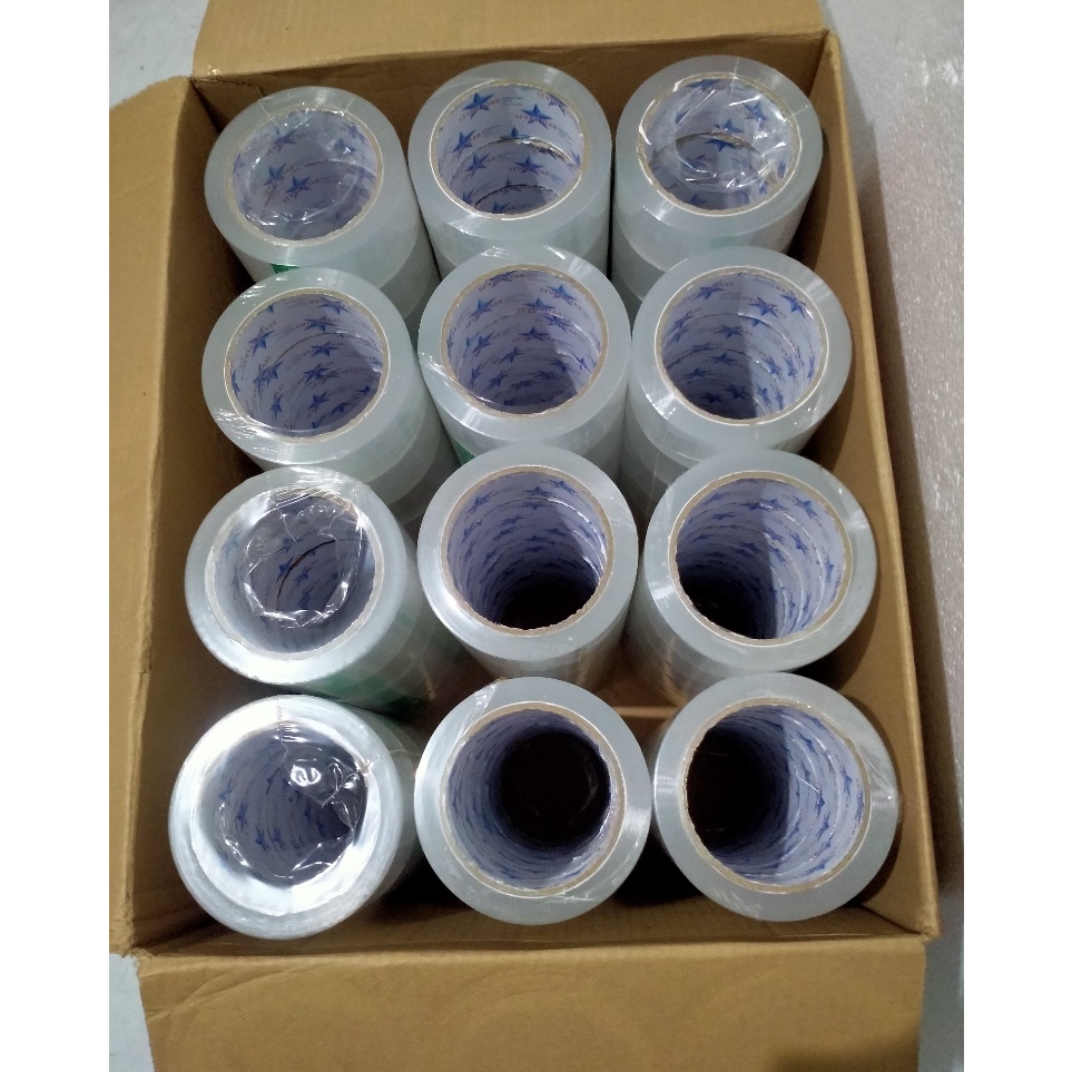 

KODE K9W8 Lakban 1 Dus BeningCoklat 9 Yard1 Yard Murah Tebal Isi 72