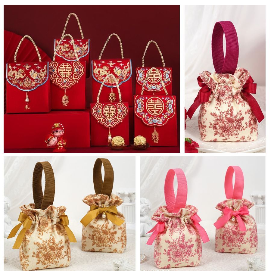 

Chinese Style Gift Box Wedding / Engagement / Diy Party Decorations / Kotak Hampers / Nikahan / Pouch Hampers Souvenir