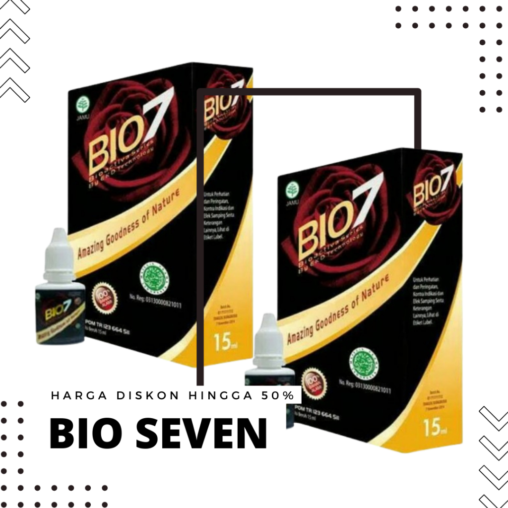 

Alepposhop - Bio7 Jamu Tetes Bio Seven Herbal Satu Produk untuk Beragam Penyakit Isi 15ML Produk Original Asli Agen Resmi