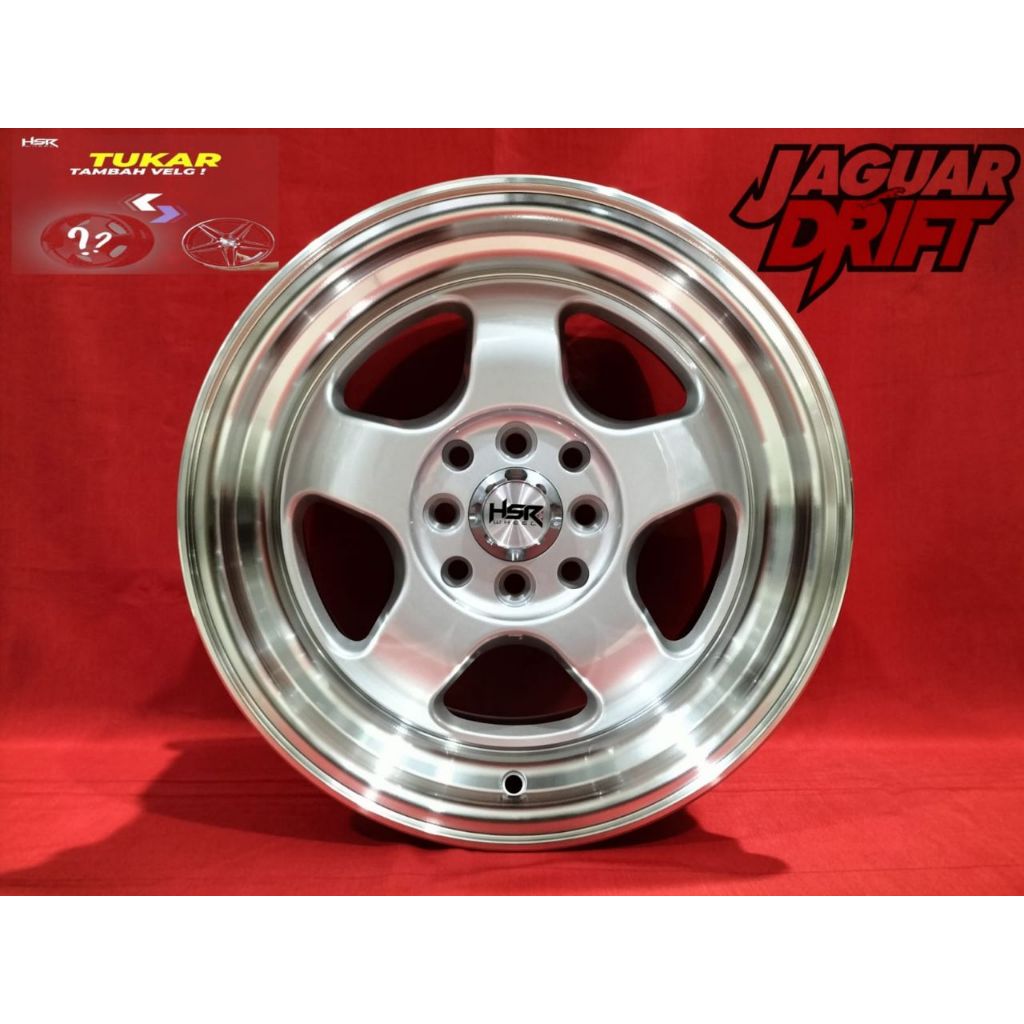 Paketan Velg sama ban Mobil Celong Ring 15 Hsr Rumoi R15 Lebar 7 / 8 Pcd 4X100 & 4X114.3 Offset 35 /