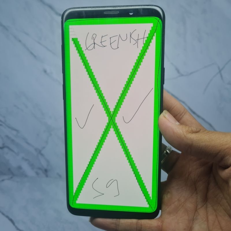 LCD Samsung s9 Orginal SEIN Copotan Minus