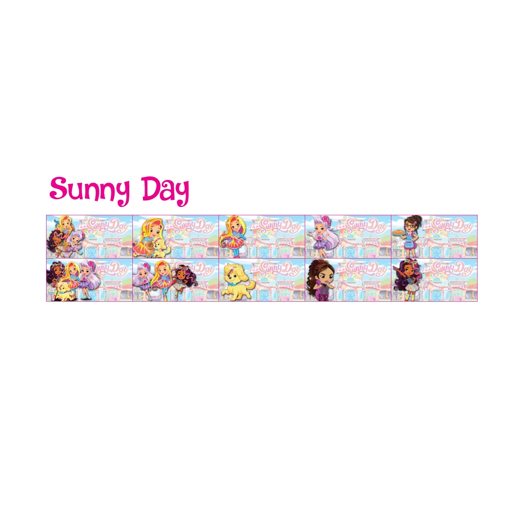 

sticker nama waterproof sunny day