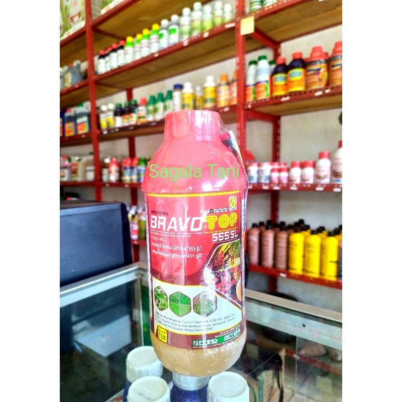 BRAVOTOP 555SL kemasan 1L + metsul 5gr Herbisida Sistemik Tinggi SL